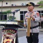Apel Sabuk Dan Kentongan Yang Dipimpin Lansung Oleh Kapolres Mesuji.