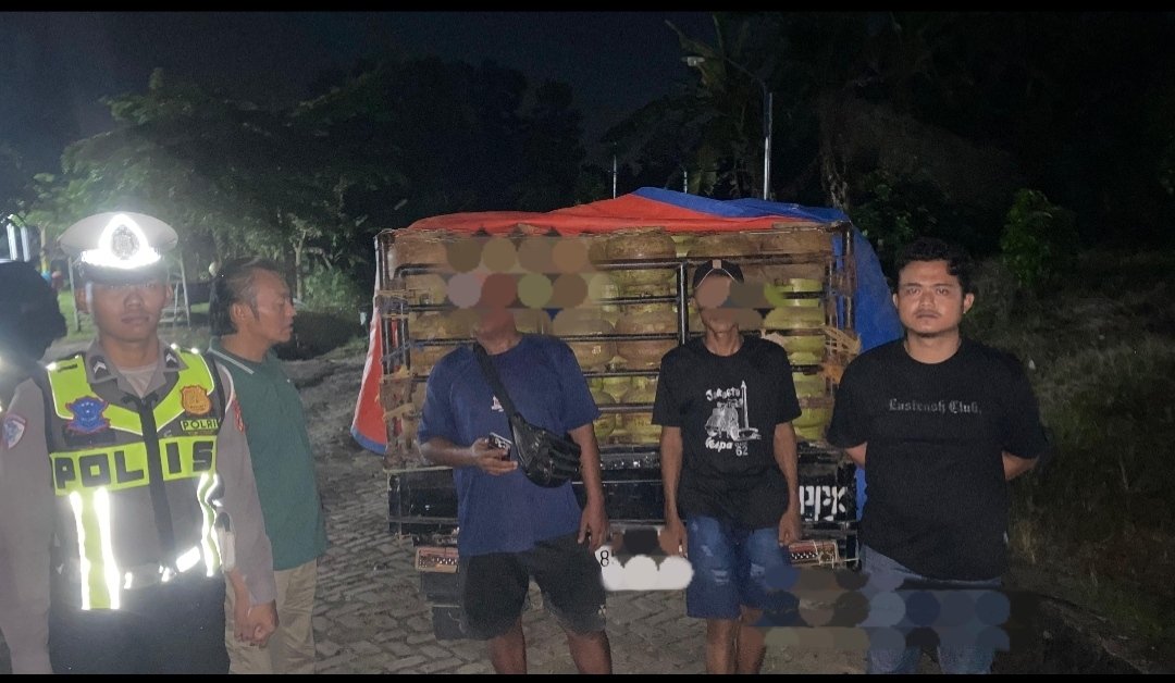 Anggota Polres Mesuji Berhasil Menanggap 2 Pelaku Tindak Pidana Menyalahgunaan Gas LPG 3 KG Bersubsidi.
